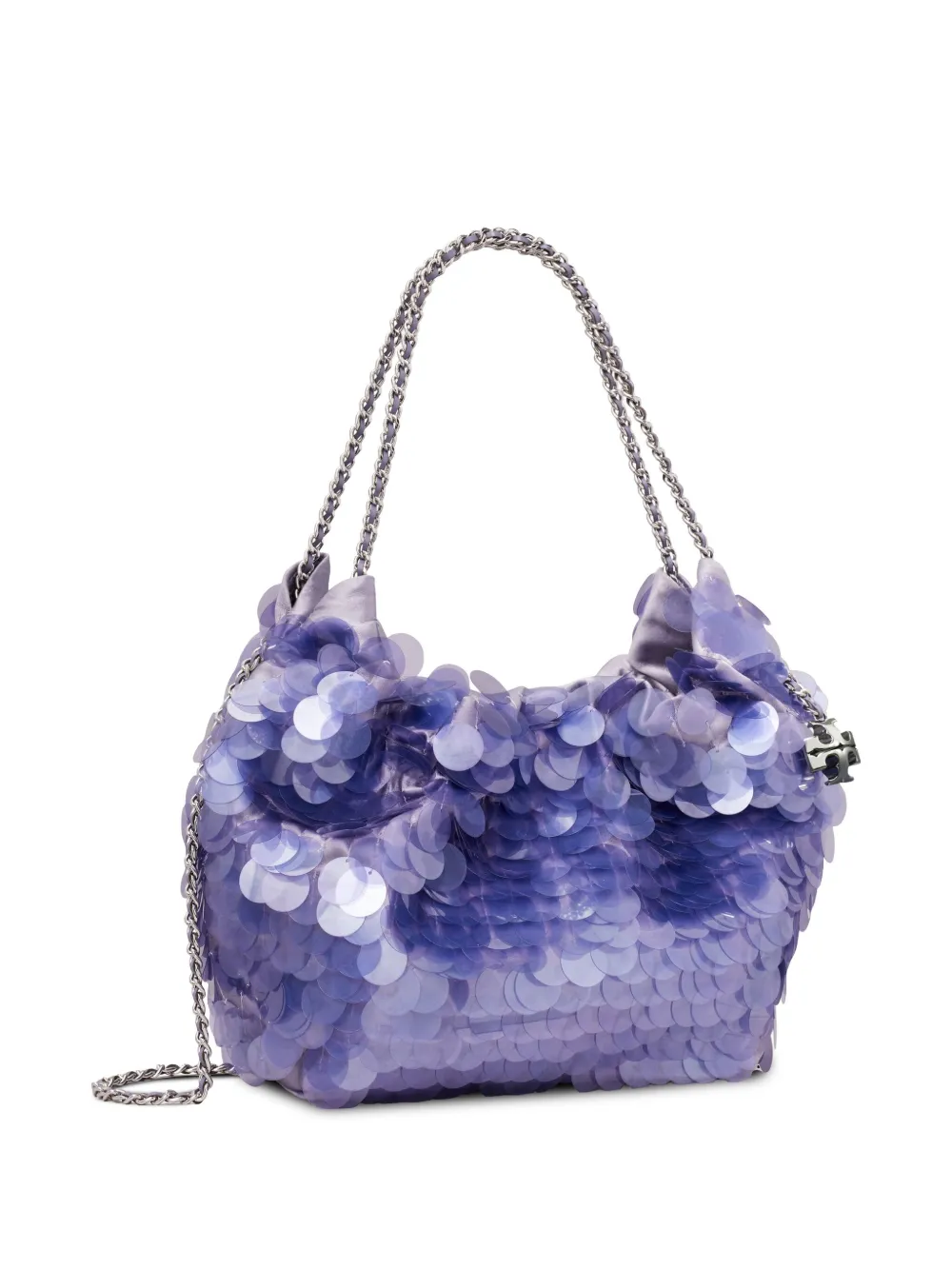 Tory Burch Fleming mini-tas Paars