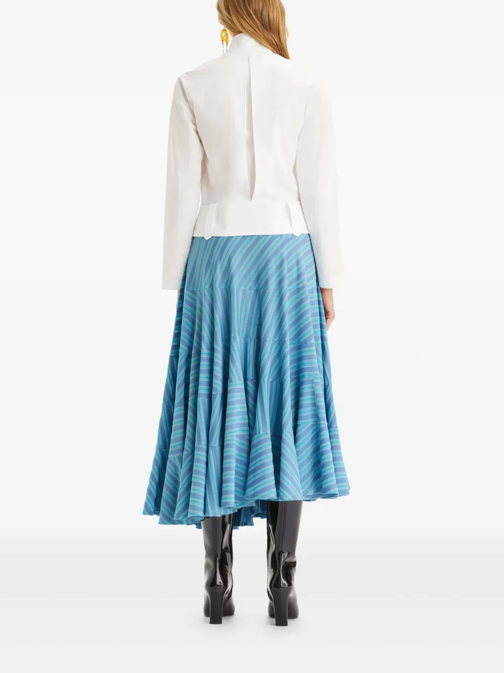 Tory Burch Asymmetrische rok Blauw