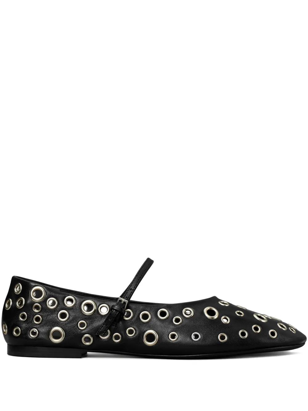 Tory Burch Ballerina's verfraaid met ringlets Zwart