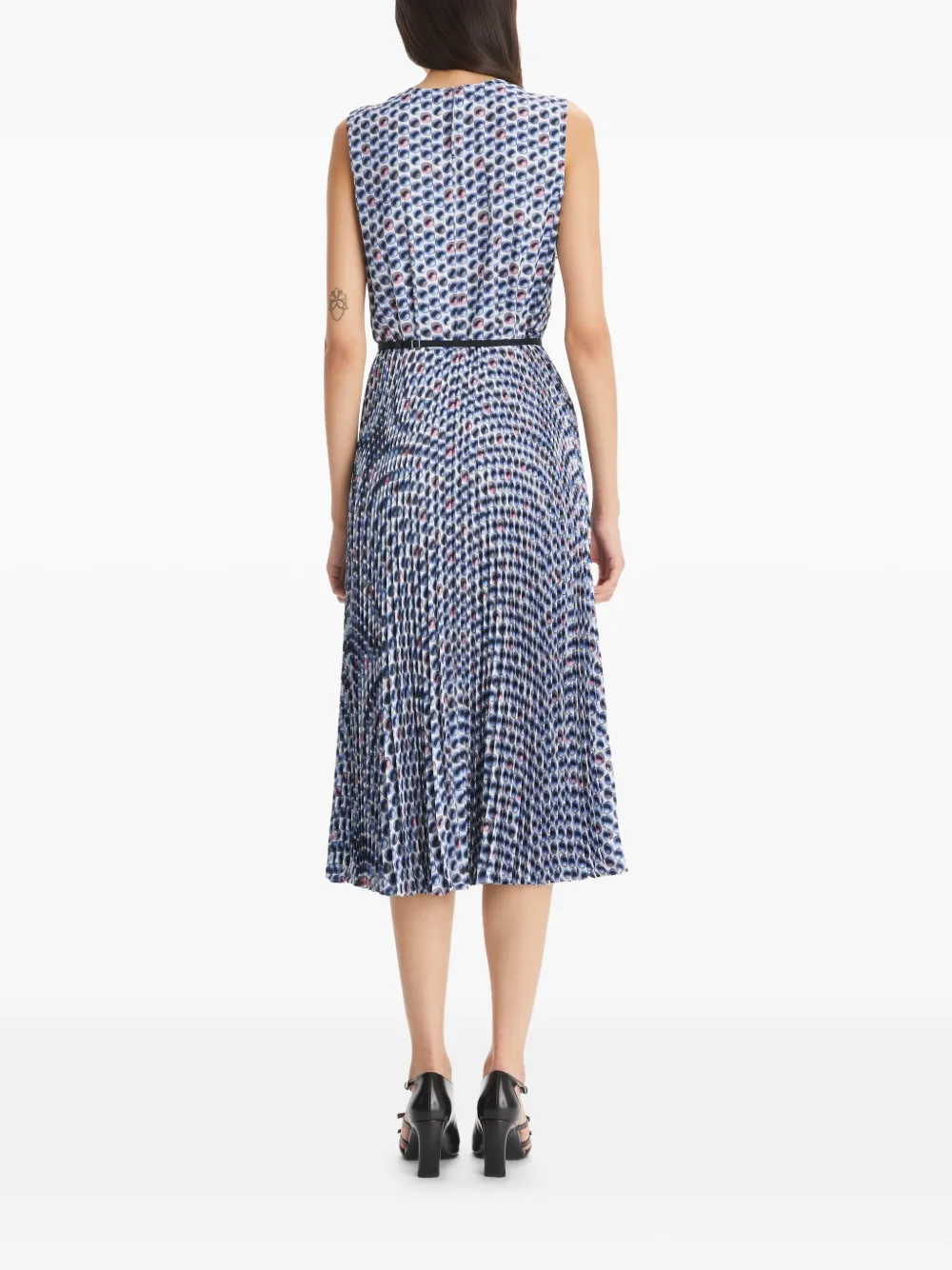 Tory Burch Jurk met print Blauw