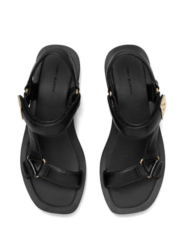 Tory Burch Mellow Platform Sandals | Black | FARFETCH