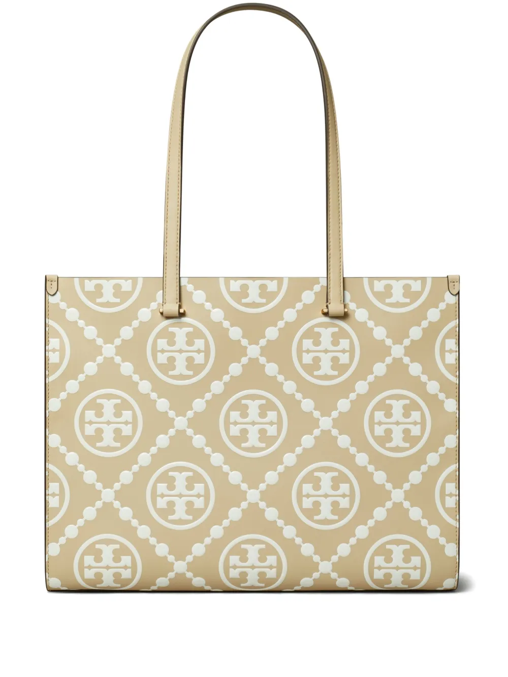 Tory Burch T Monogram ハンドバッグ - ニュートラル Tory Burch T Monogram ハンドバッグ - ニュートラル