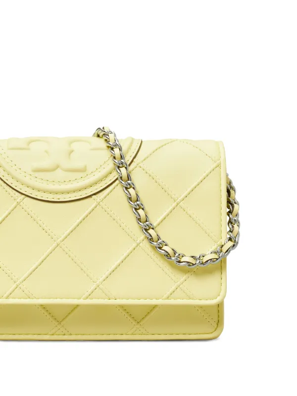 Tory Burch Fleming Crossbody Bag | Yellow | FARFETCH