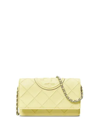 Tory Burch Fleming Crossbody Bag | Yellow | FARFETCH