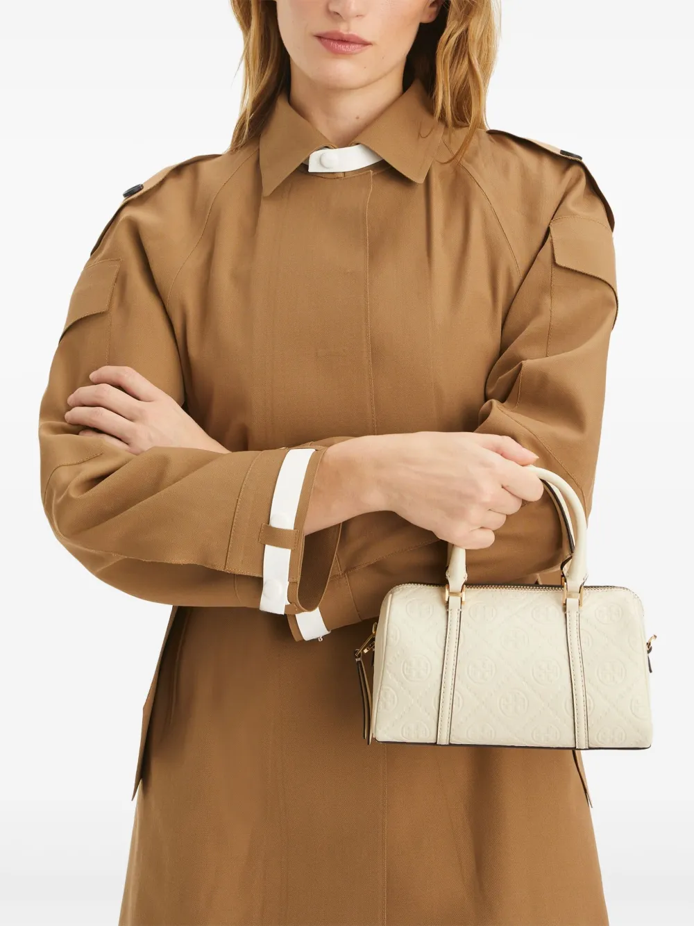 TORY BURCH MINI T MONOGRAM TOTE BAG