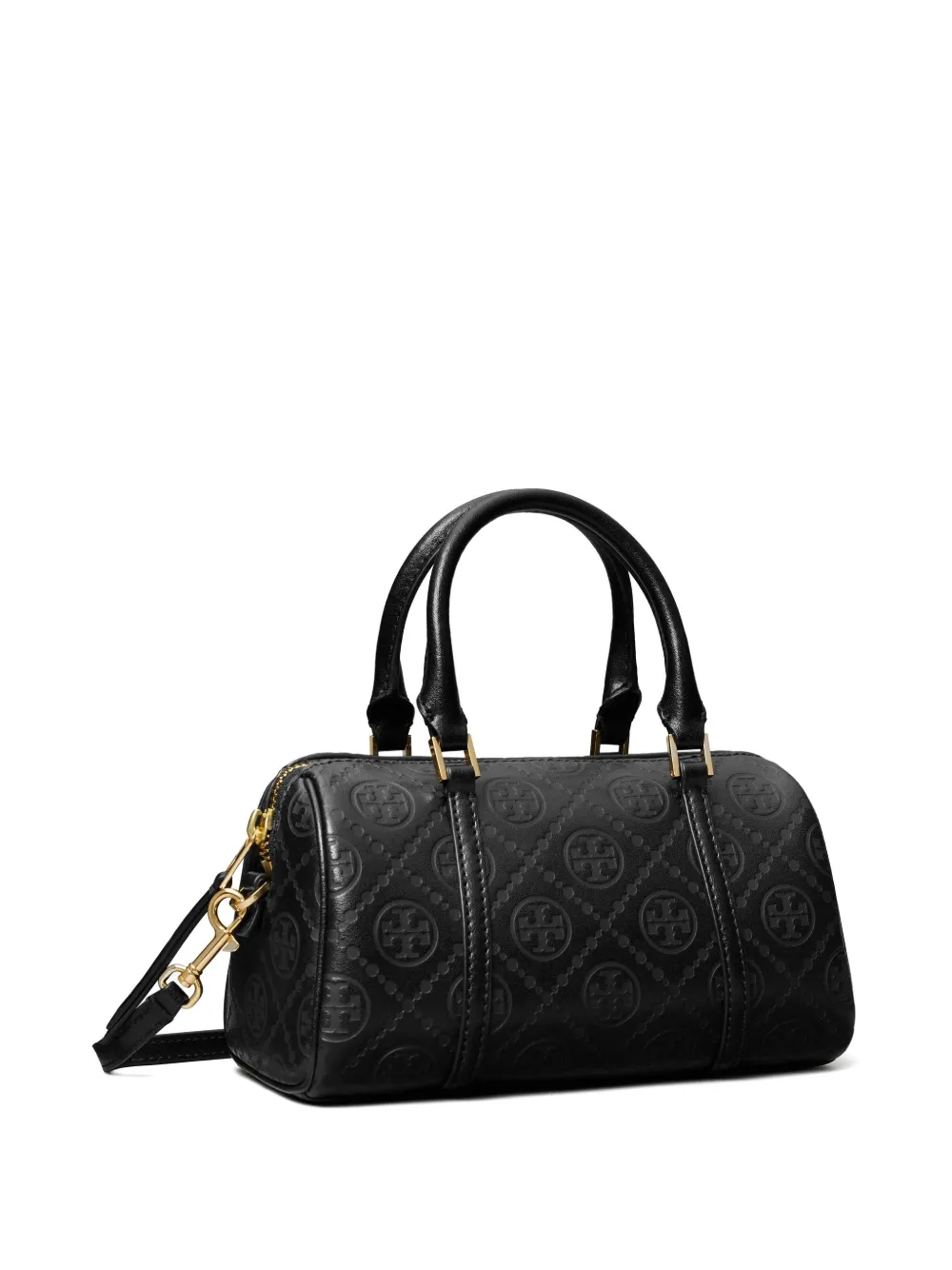 Tory Burch Mini T Monogram crossbodytas - Zwart