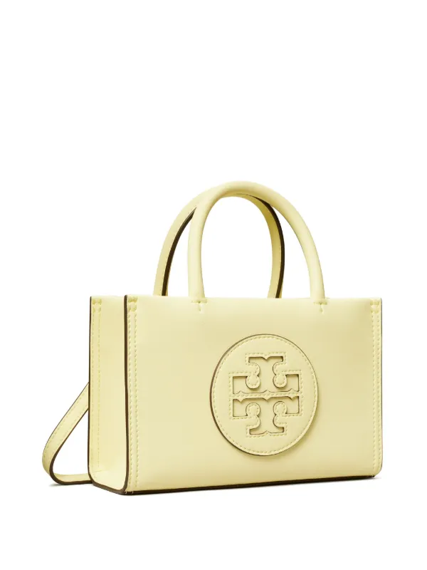 Tory Burch Ellaかごバッグ イエロー Tory Burch Ella woven-check
