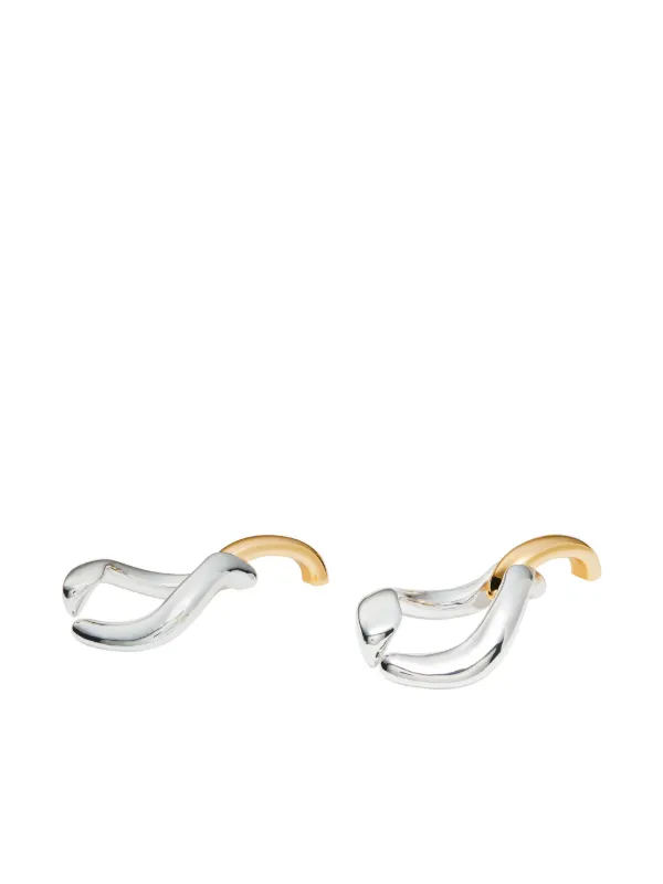 Tory Burch Wishbone Earrings | Silver | FARFETCH