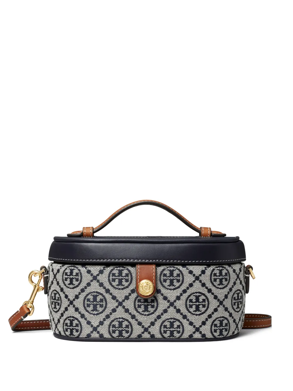 Tory Burch monogram-pattern tote bag | Blue | Image 1