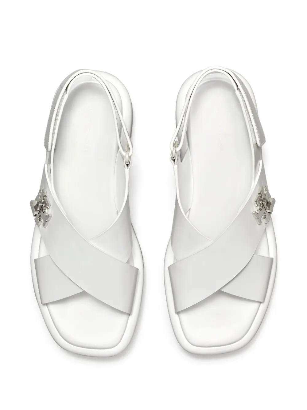 Tory Burch 40mm T-Lock platform sandals White