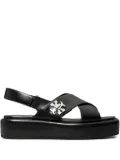 Tory Burch 40mm T-Lock platform sandals - Black