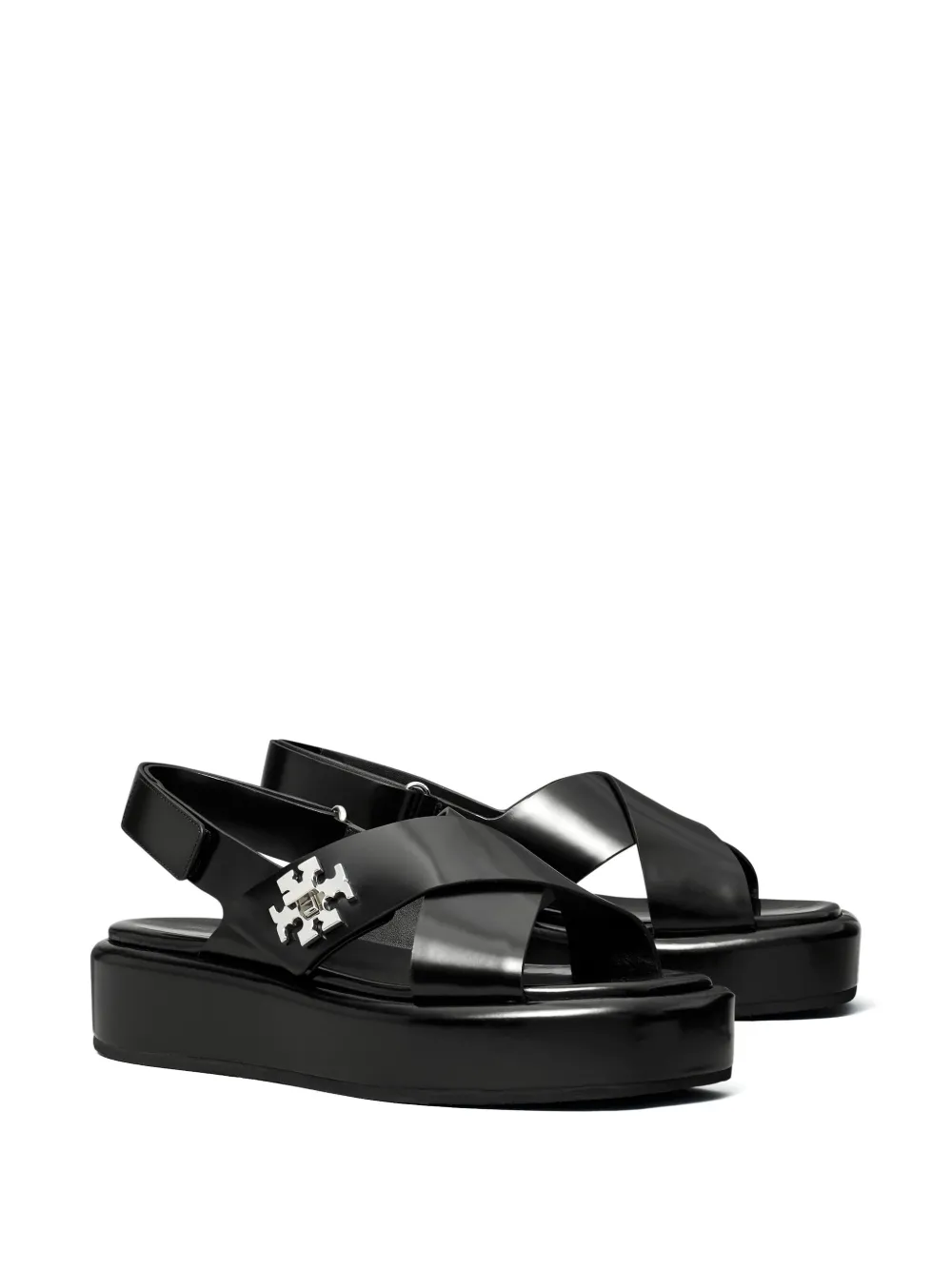 Tory Burch 40mm T-Lock platform sandals Black