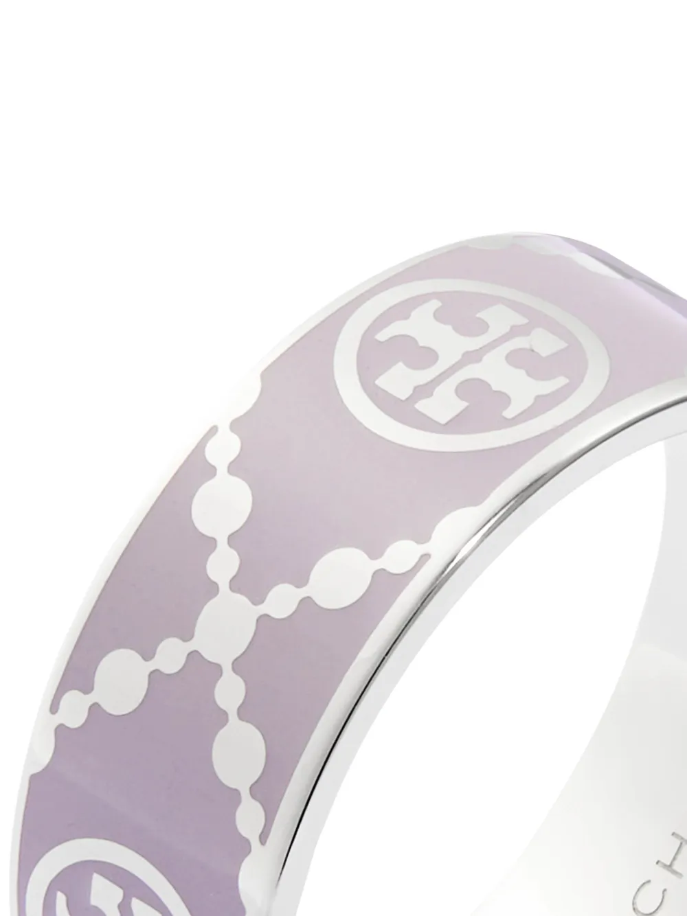 Tory Burch Ring met T-monogram - Zilver