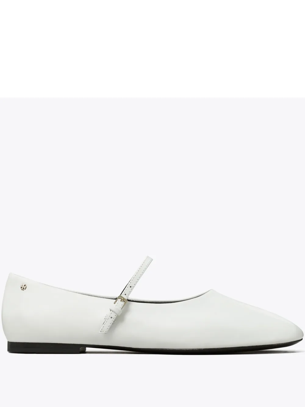 Tory Burch leather ballet flats White