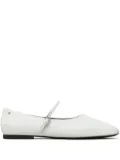 Tory Burch leather ballet flats - White