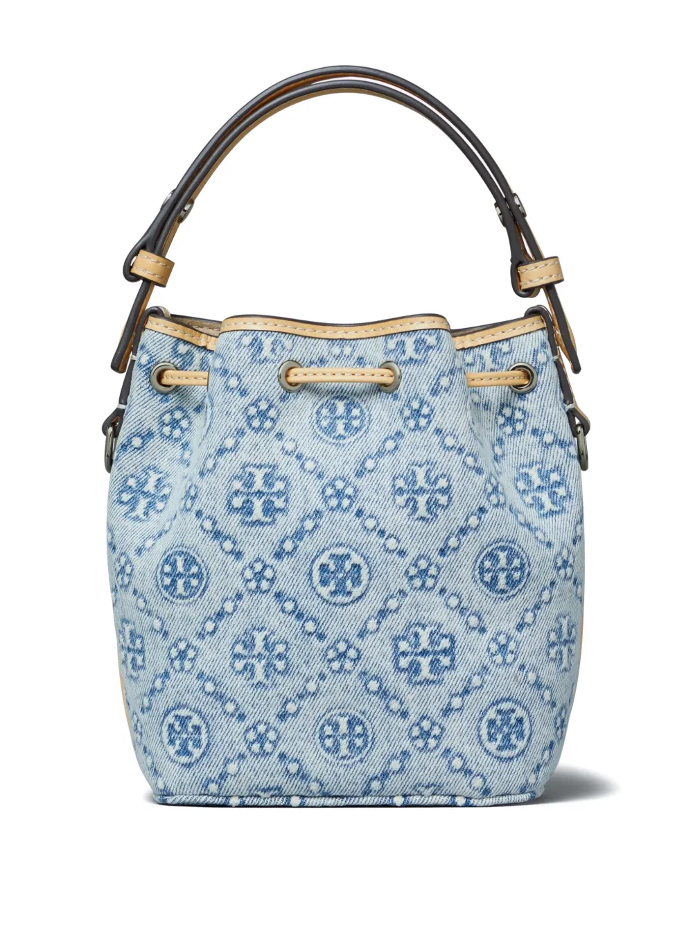 TORY BURCH T MONOGRAM BUCKET BAG