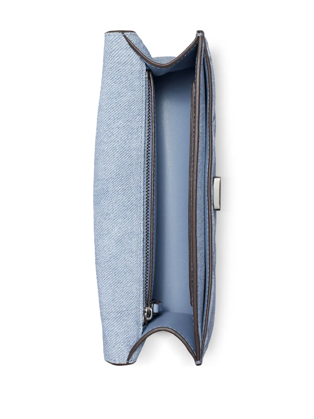 Small Fleming Denim Convertible Shoulder Bag