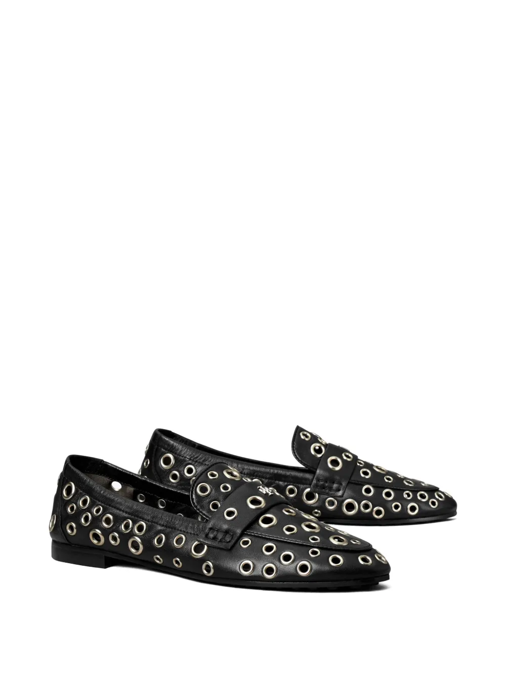 Tory Burch Loafers verfraaid met ringlets - Zwart