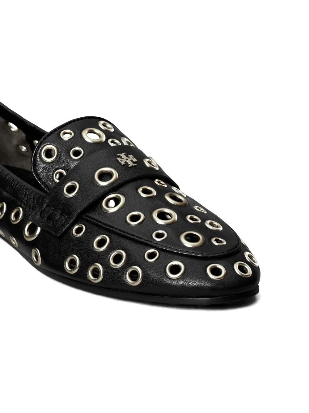 Tory Burch Loafers verfraaid met ringlets Zwart