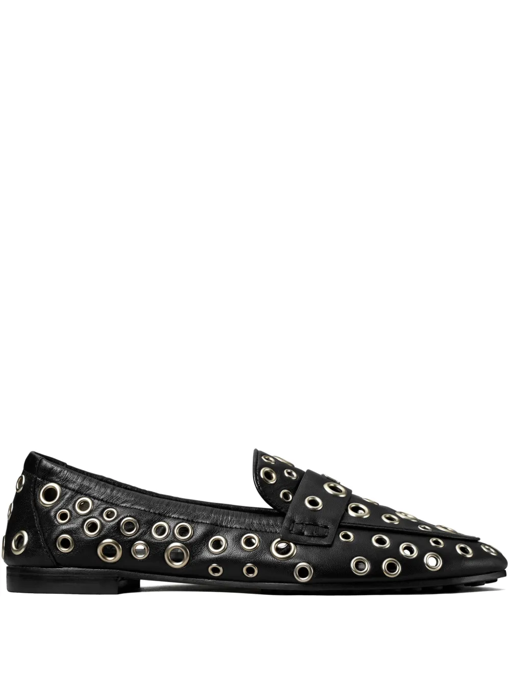 Tory Burch Loafers verfraaid met ringlets Zwart