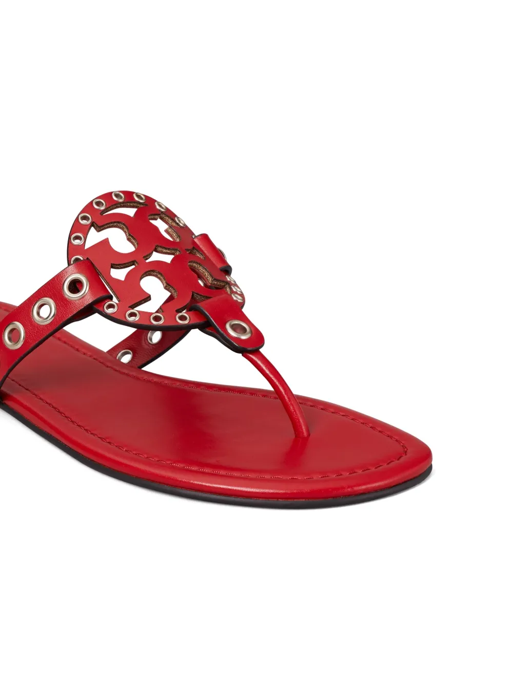 Tory Burch Miller teenslippers Rood