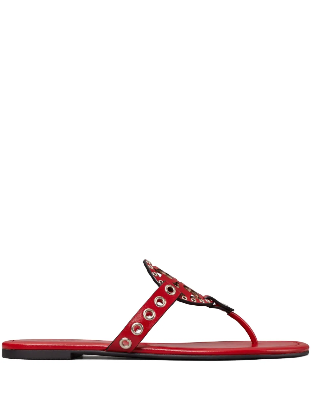 Tory Burch Miller teenslippers Rood