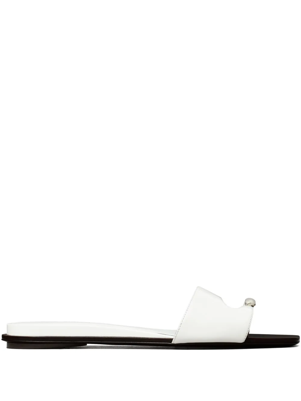 Tory Burch Pierced slides White