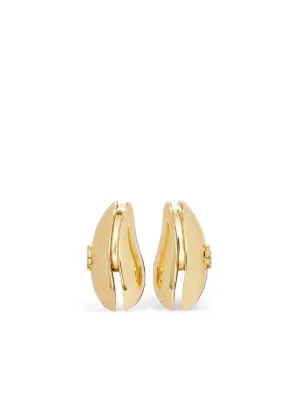 LEMAIRE Curved Mini Drop ピアス | ゴールドトーン | FARFETCH JP