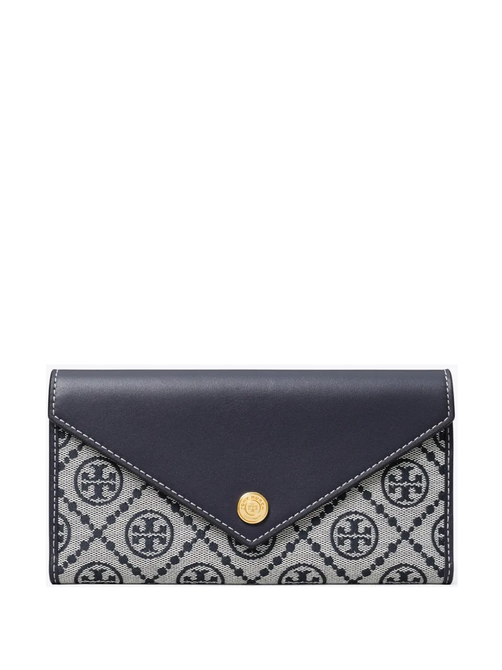 Tory Burch Stitching Contrast Envelope Style In Blue