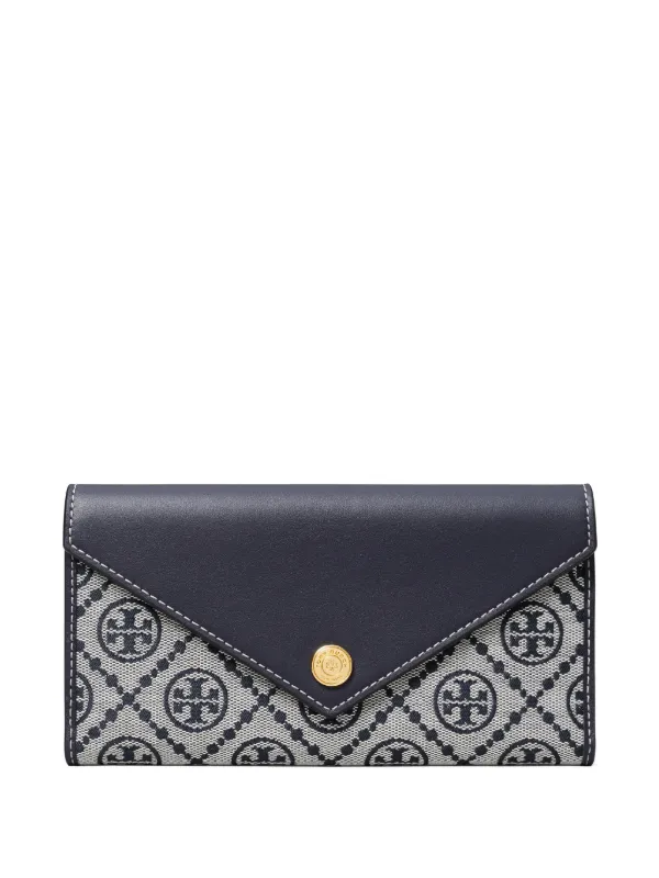 Zip Wallet Blue Tory Burch Wallet Slim Wallet Tory Burch Navy