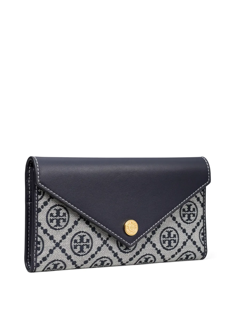 Tory Burch T Monogram wallet - Blauw