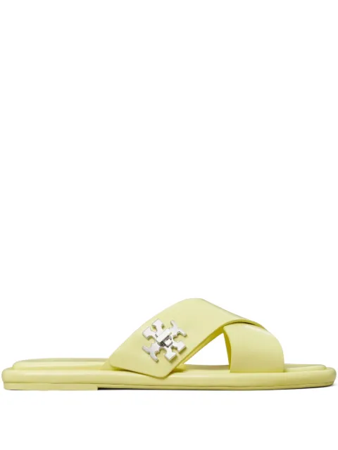 Tory Burch leather slides