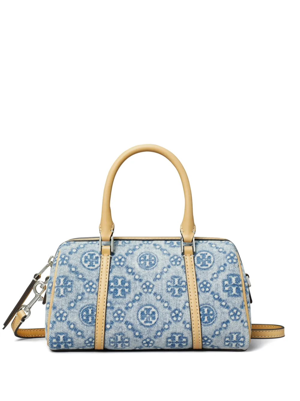 Tory Burch mini T Monogram tote bag | Blue | Image 1