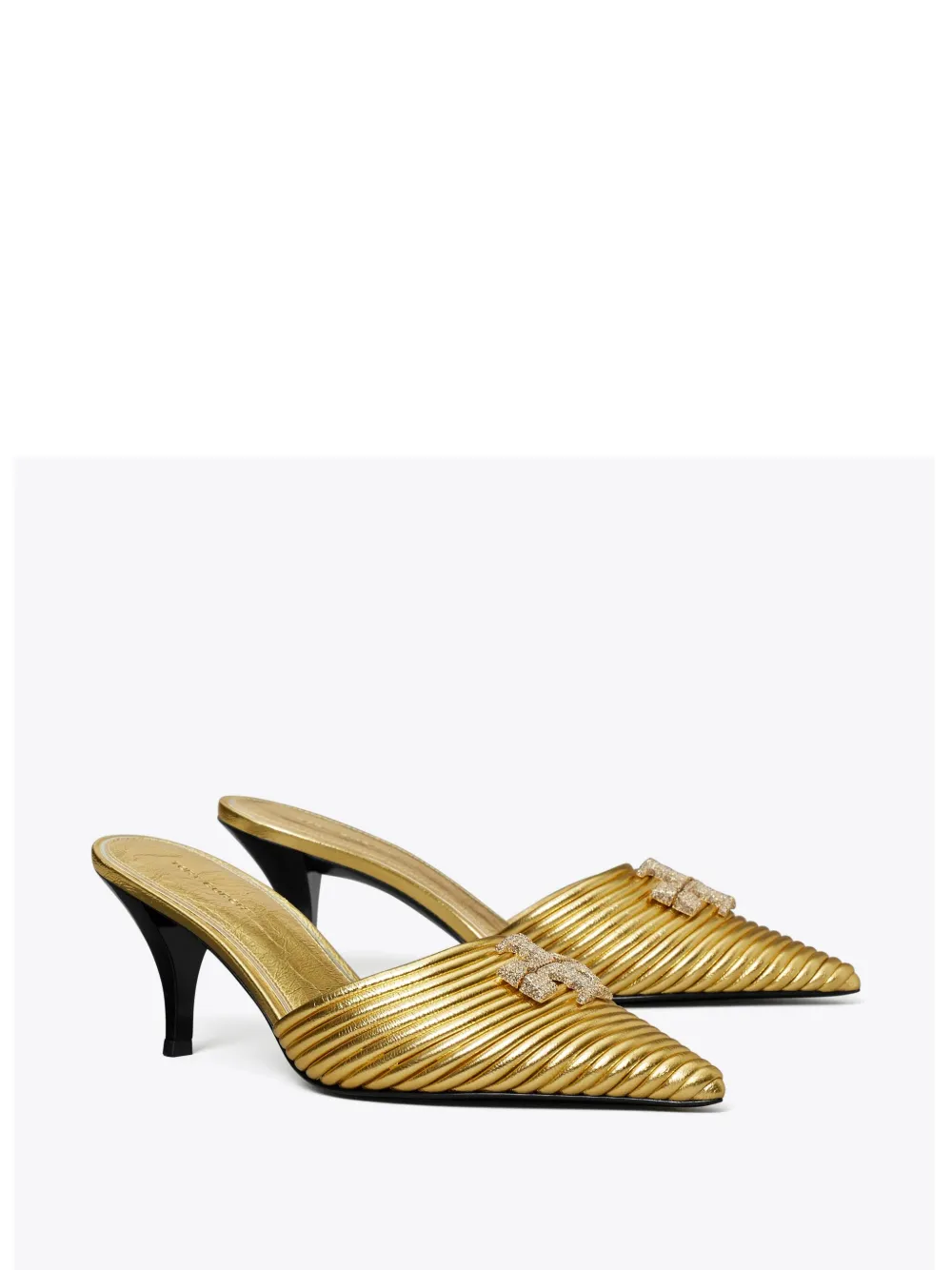 Tory Burch 65mm Eleanor Bombe mules - Goud