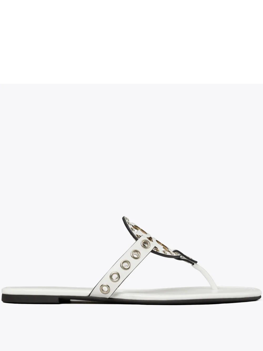 Tory Burch Miller Flip-flops In Weiss