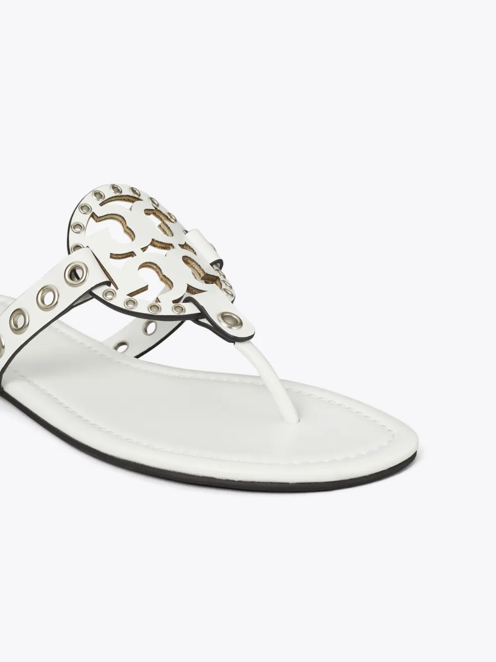 Tory Burch Miller Flip-flops In Weiss