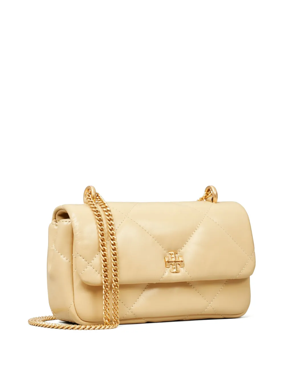 Tory Burch Kira Diamond kleine tas - Beige