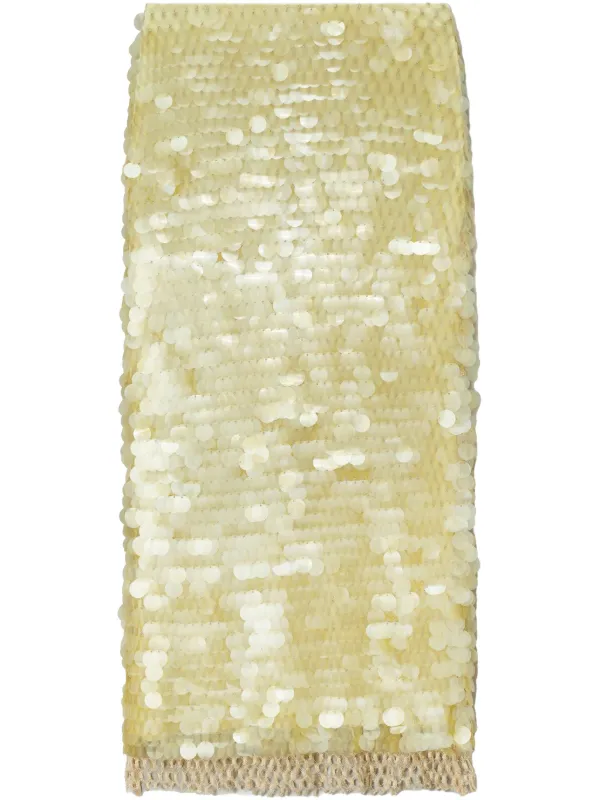 スカート Tory Burch Gonna Midi In Seta Tory Burch Silk Dotted Smocked Midi-Dress | Saks Fifth Avenue