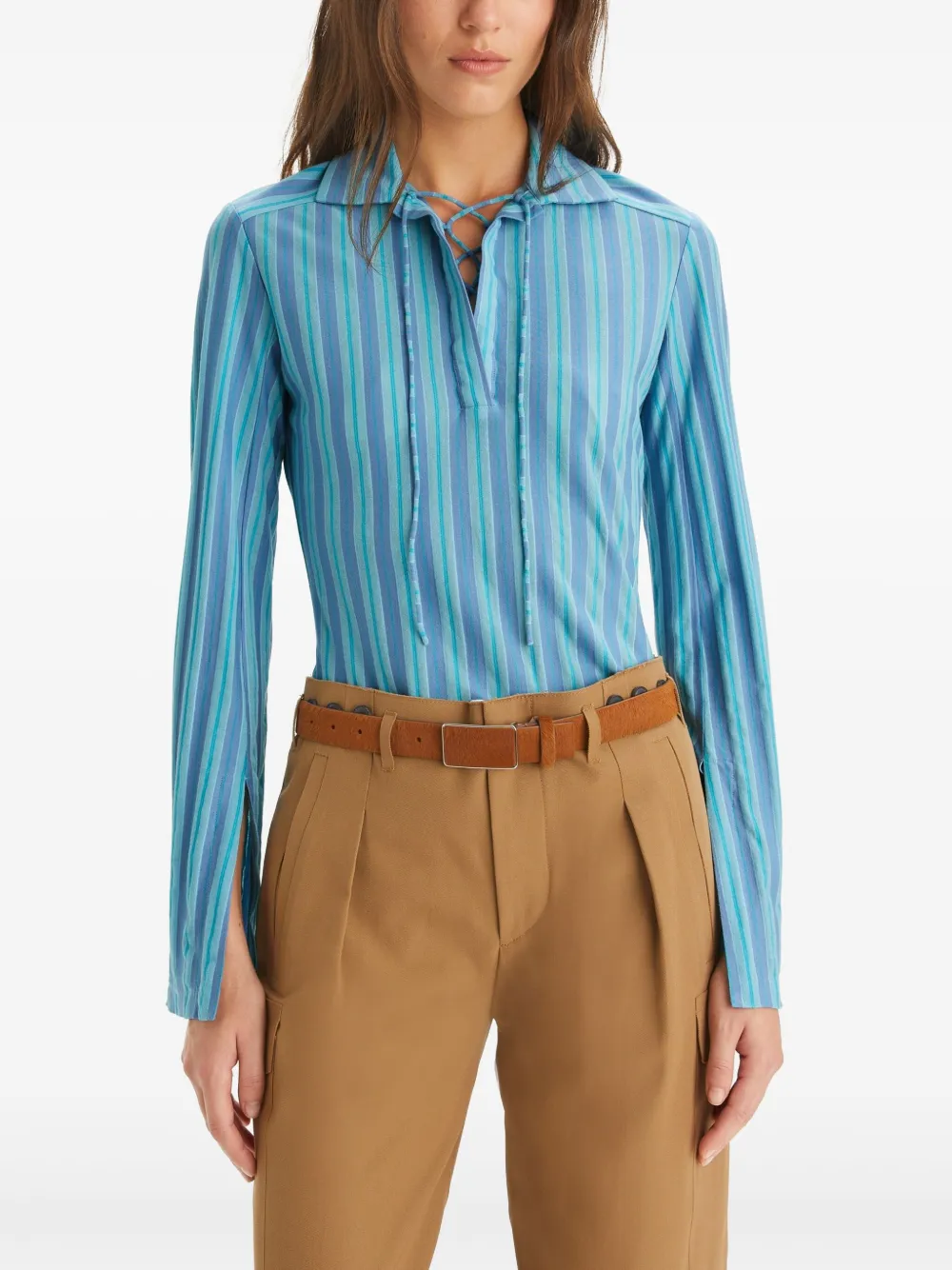 Tory Burch Gestreepte tuniek Blauw