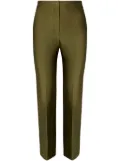 Tory Burch twill trousers - Green