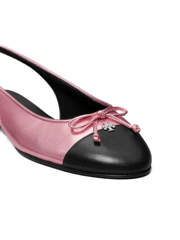 Tory Burch cap-toe Slingback Ballet Flats Pink FARFETCH PH