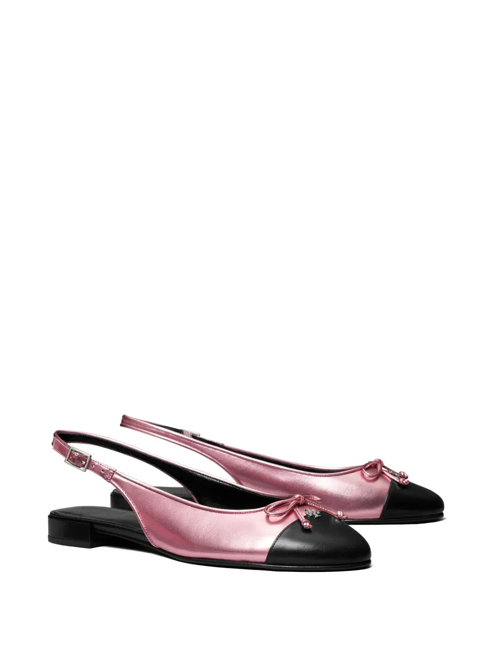 Tory Burch cap-toe slingback ballet flats Pink