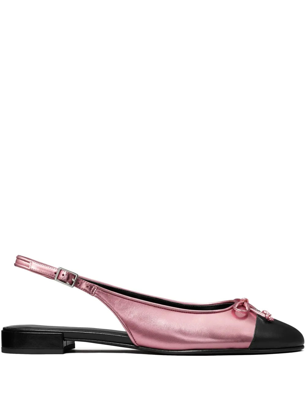 Tory Burch cap-toe slingback ballet flats Pink