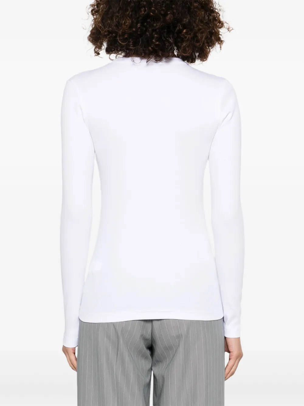 Fabiana Filippi Filo T-shirt met diamantdetail Wit