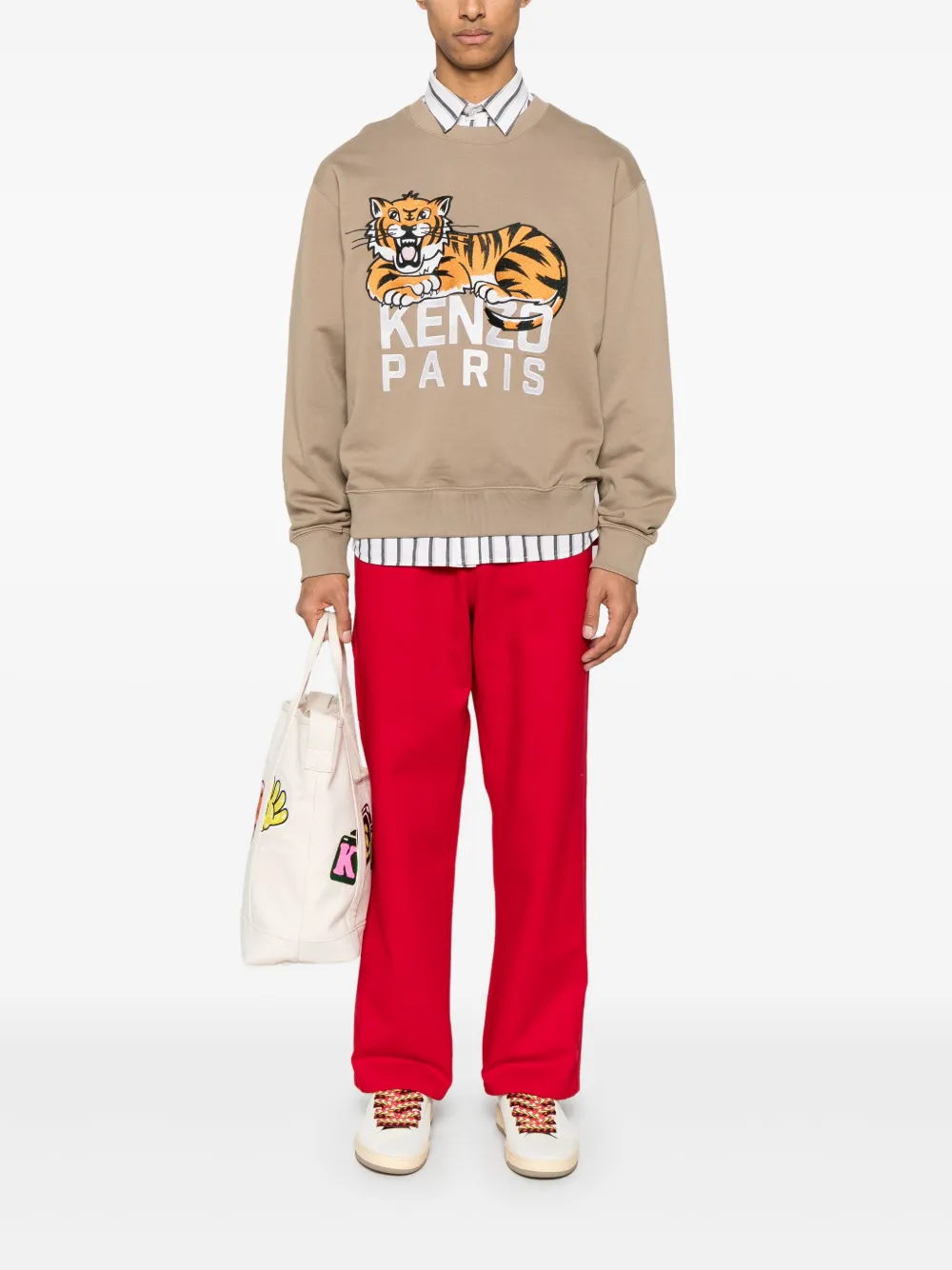 Kenzo Happy Tiger sweatshirt - Bruin