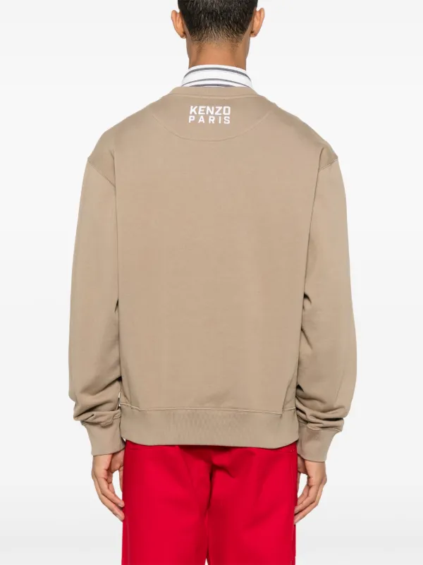 Kenzo Happy Tiger スウェットシャツ | ブラウン | FARFETCH JP