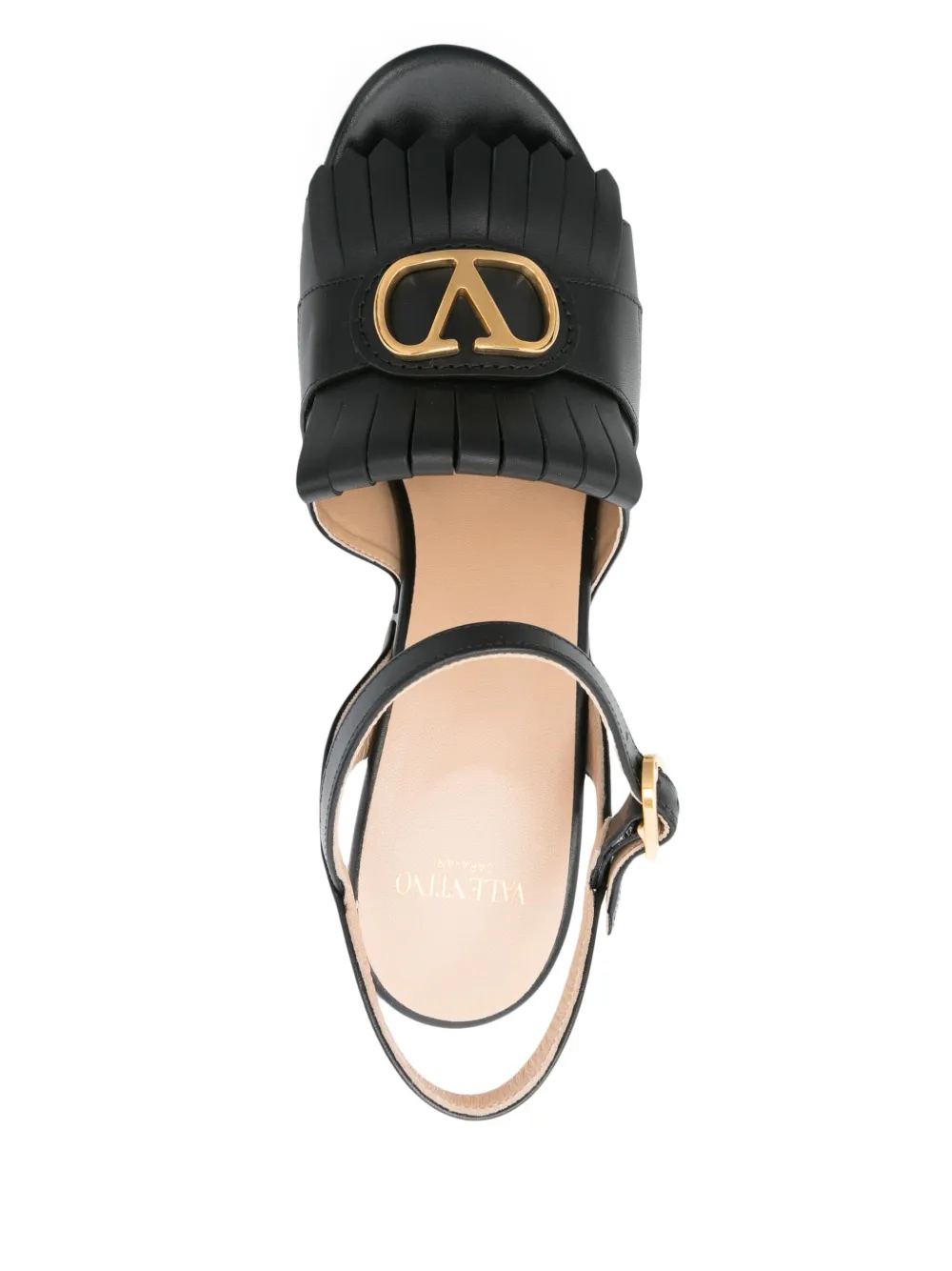 Valentino Garavani 115mm VLogo sandals Black