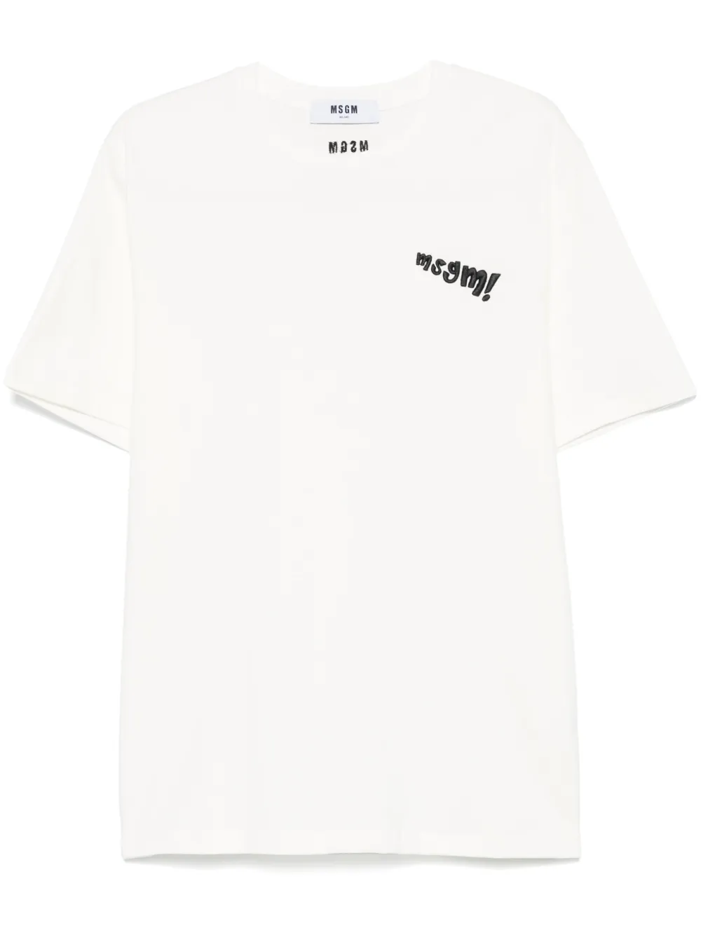 MSGM playera con logo bordado | blanco | Image 1