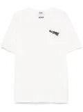 MSGM logo-embroidered T-shirt - White