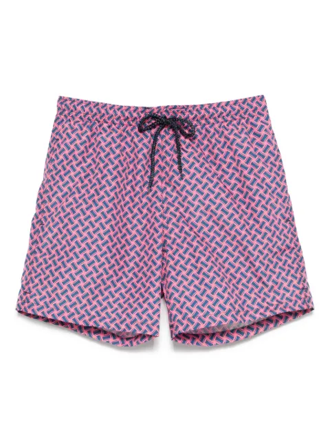 Drumohr monogram-pattern swim shorts